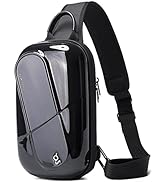 Red Lemon BANGE Waterproof EVA Unisex Travel Crossbody Sling Bag Chest Pack